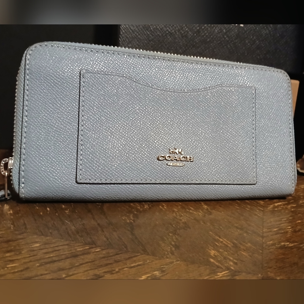 Coach Light Blue Wallet
